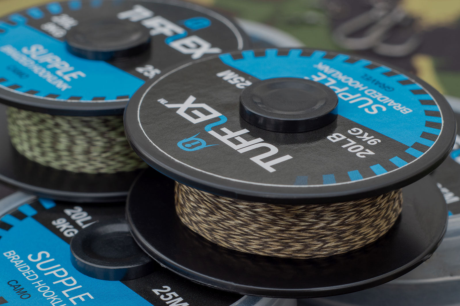 Angling Iron Hooklinks and Lead Leaders are some of the best available. Combining the finest of fibres and filaments with the best of manufacturers to create unique materials for all your carp rig needs.