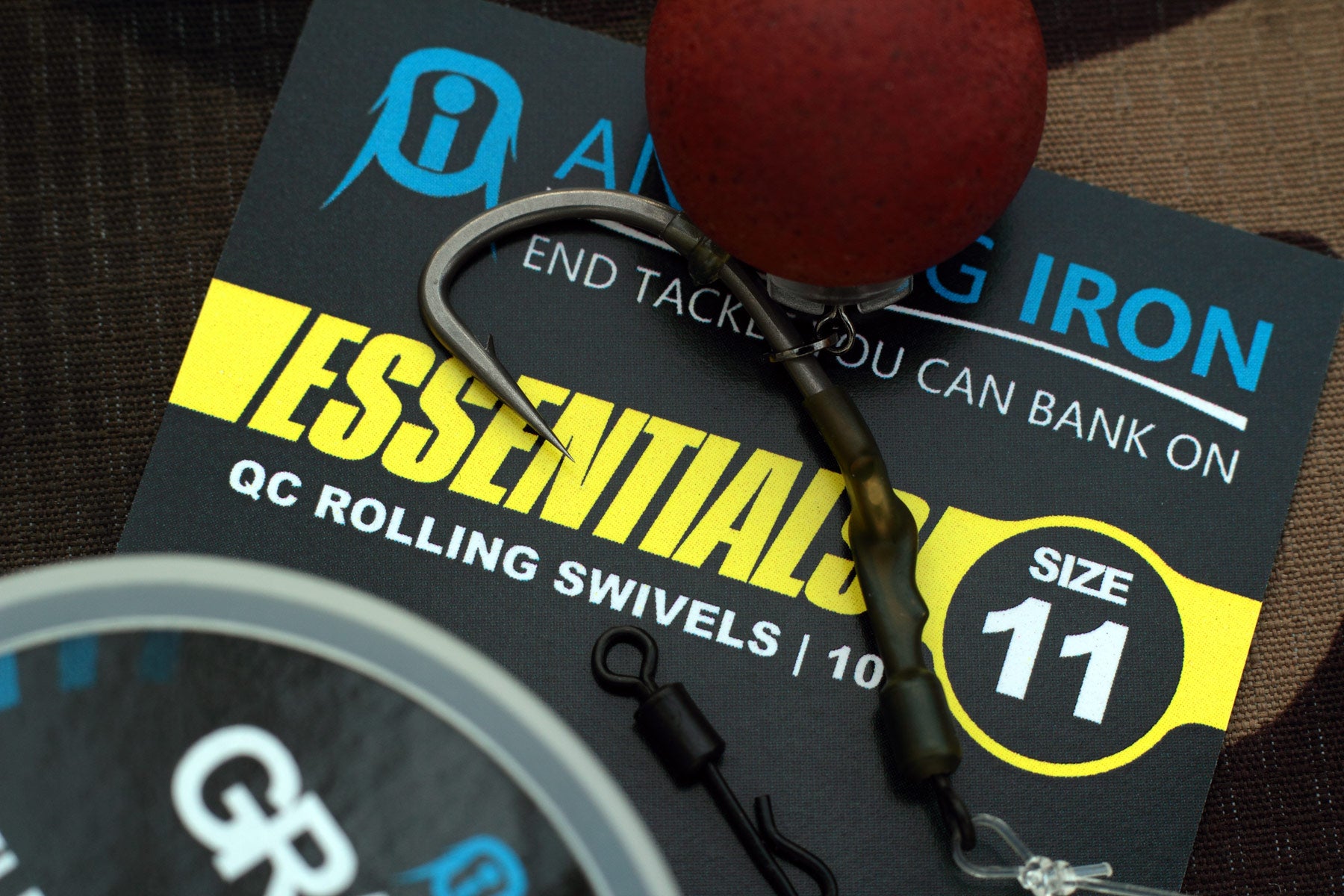 A Broad selection of carp fishing terminal tackle, from swivels to shrink tube and all essential itemsof carp tackle in between 