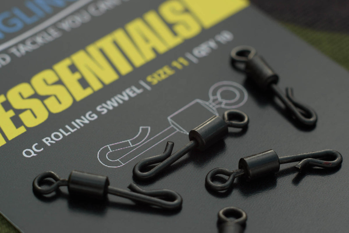 Carp fishing Essentials - Size 11 Quick change swivels for Ronnie, Spinner and turbo German rigs.