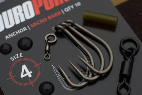 Designed and Developed in the U.K, The Duropoint Anchor hook from Angling Iron is one of the sharpest carp hooks on the market. We think Its probably the best hook for bottom baits and wafter Rigs.
