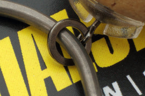 Black nickel micro hook ring swivel offers unbeatable rotation - Scew features lugs for ease of use