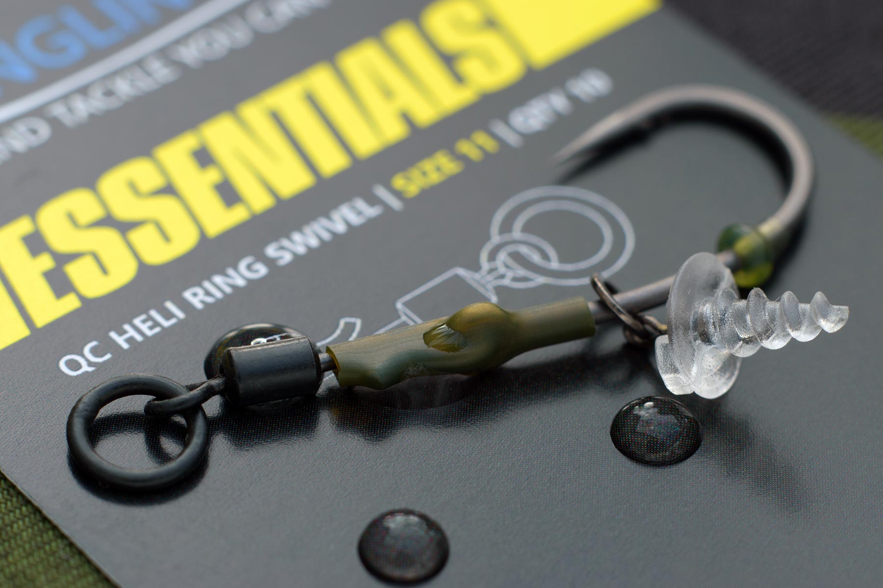 Carp fishing essentials - 2.4mm Green Shrink tube.