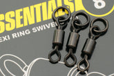 Essentials Size 8 Flexi Ring Swivels, terminal tackle For carp fishing, Pva Bag rigs.